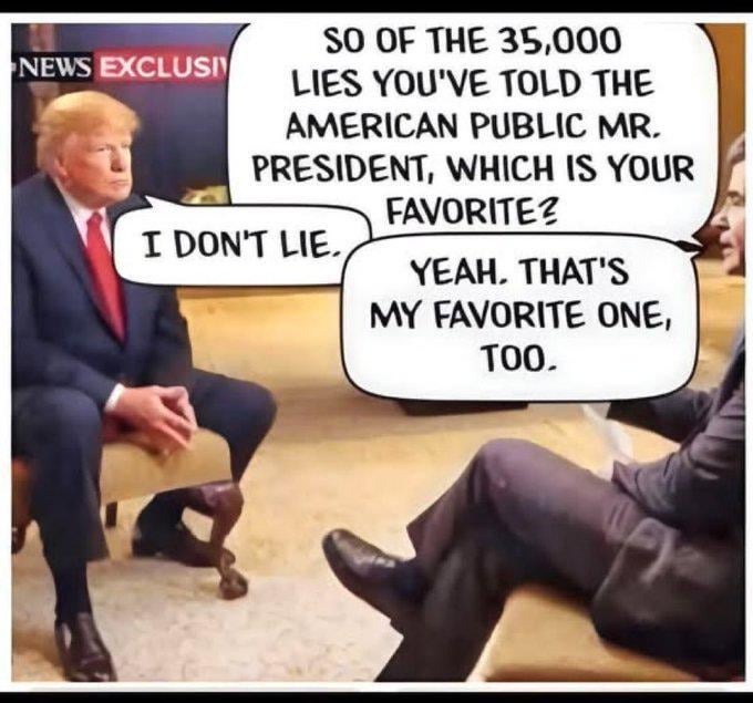 He does not lie