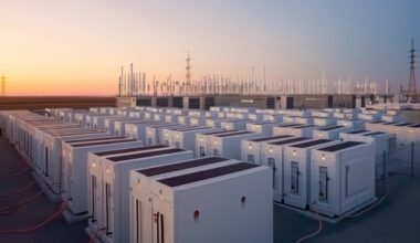 A planned battery system in Texas would reduce carbon emissions by more than 150,000 tons per year. (Adobe Stock / AI)