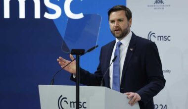 German chancellor accuses Vance of interference in country's federal election