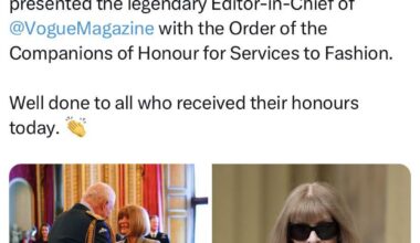 Congratulations Dame Anna Wintour!