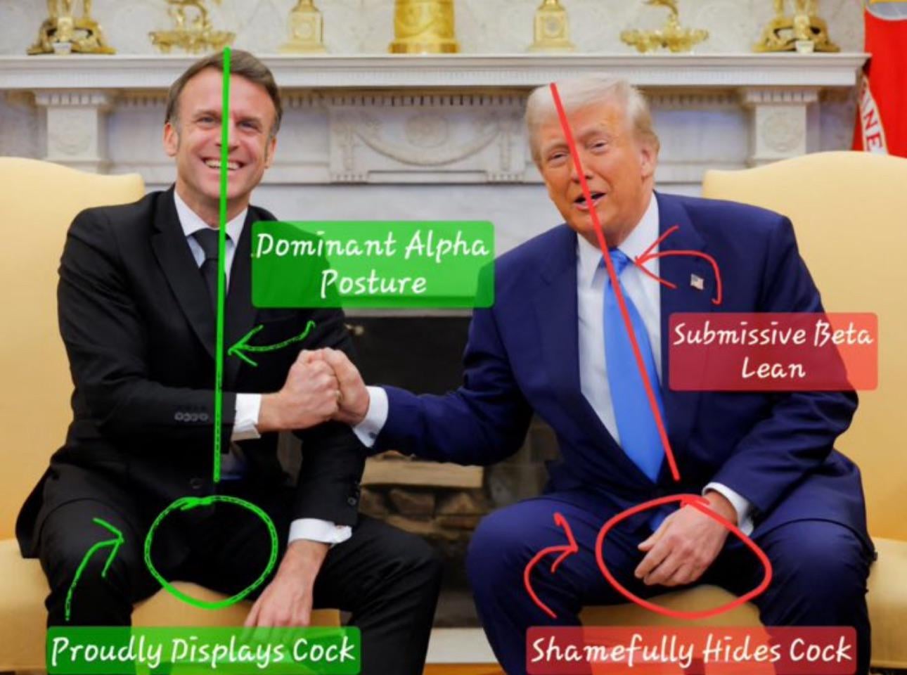 Alpha Macron vs Beta Trump