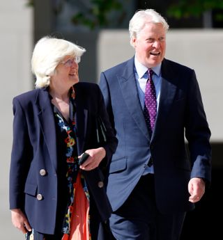 Lady Jane Fellowes and Charles Spencer