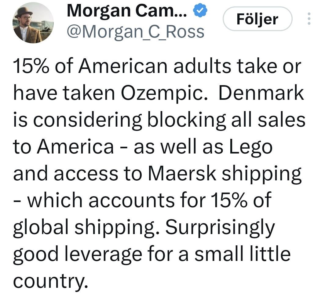 Do it Denmark, cement your place in the halls of based!