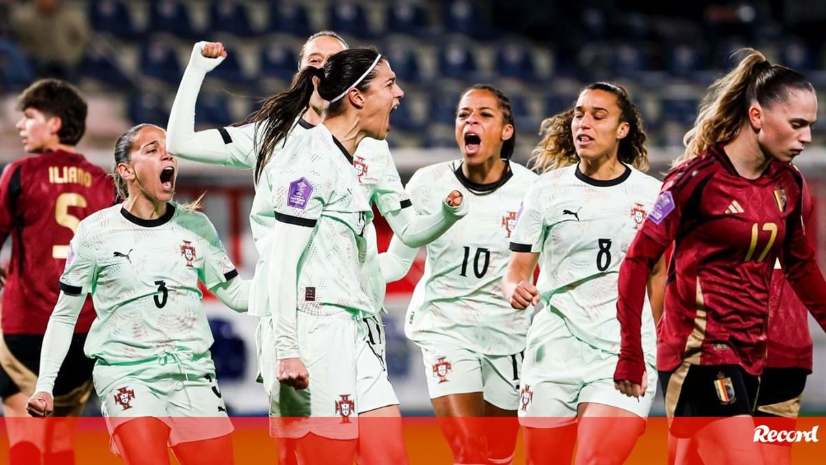Bélgica-Portugal, 0-1: frieza lusitana vale liderança - Seleção Feminina