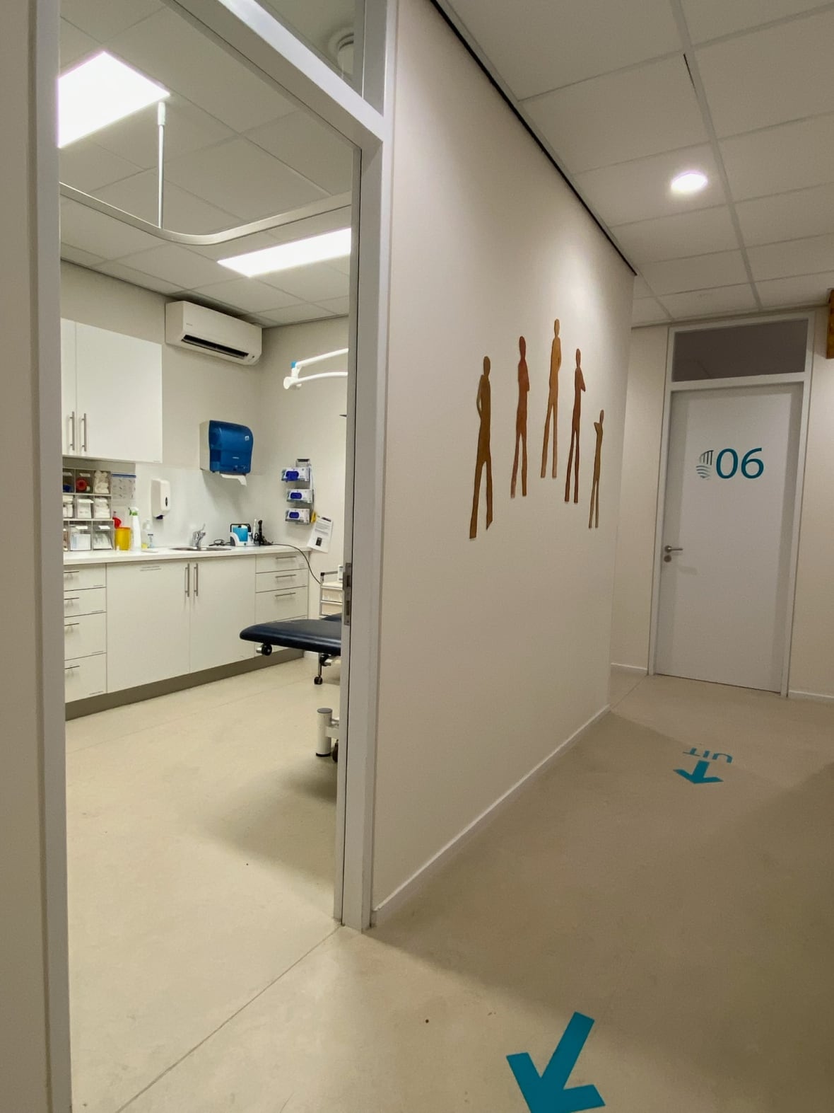 An empty doctor's office