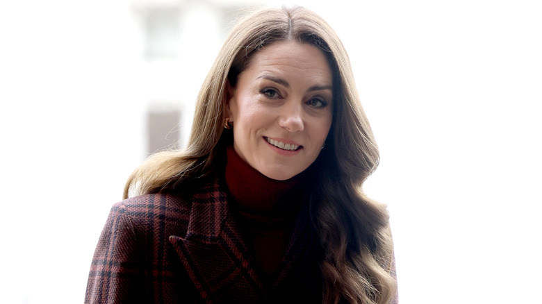 Kate Middleton on a visit to The Royal Marsden Hospital, January 2025