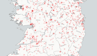 [OC] Storm Éowyn Power Outages in Ireland Over Time