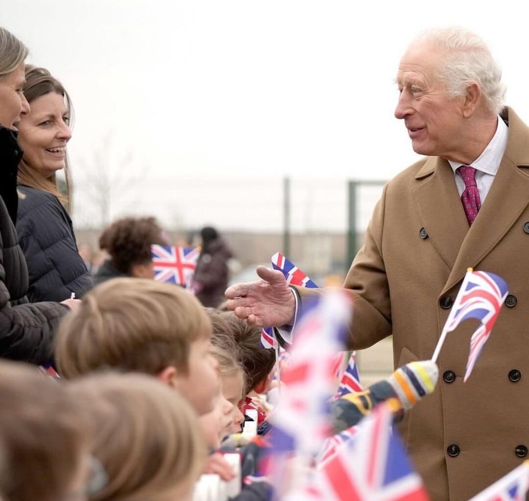 King Charles gave the Prime Minister and Deputy Prime Minister a guided tour of his environmentally friendly, sustainable housing project in Cornwall