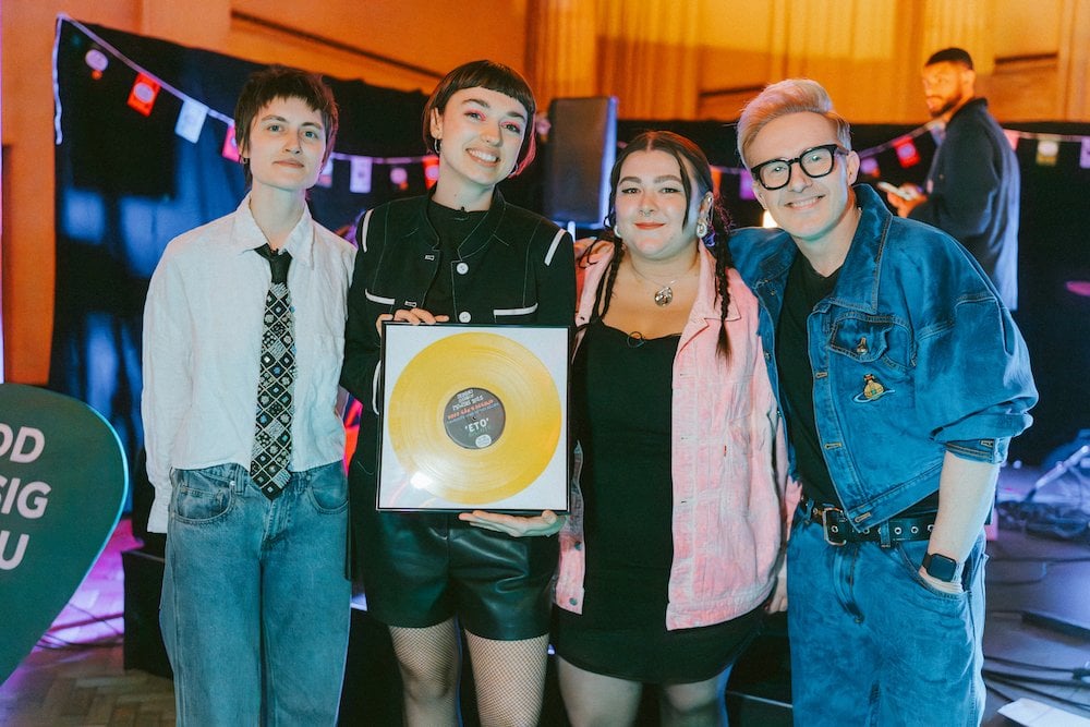 Adwaith named Welsh music's most influential artist