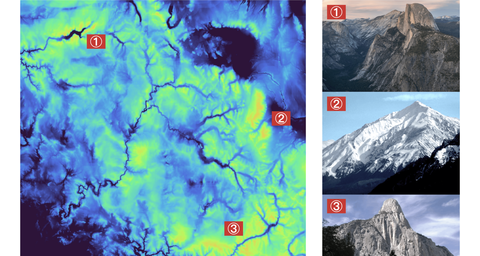 This interactive world map shows you where mountains rise impressively above their surroundings, rather than just above sea level. [OC]