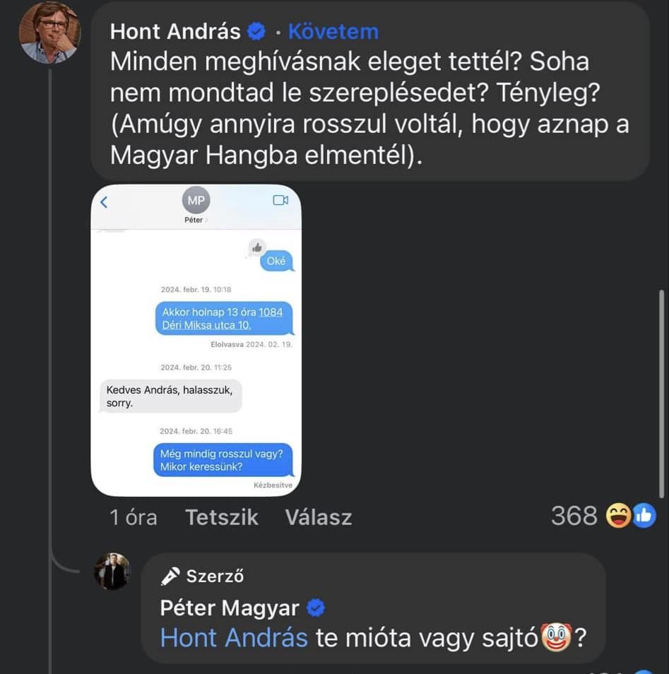 Te nem vagy sajtó bohóc