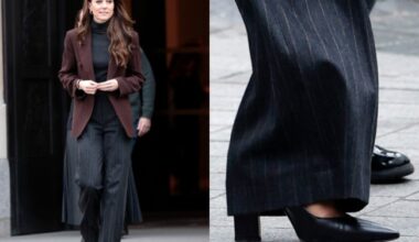 Kate Middleton Does Office Core In Russell & Bromley Pumps in London