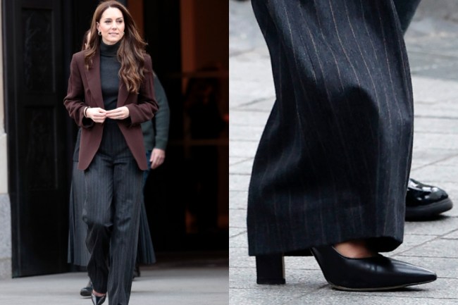 Kate Middleton Does Office Core In Russell & Bromley Pumps in London