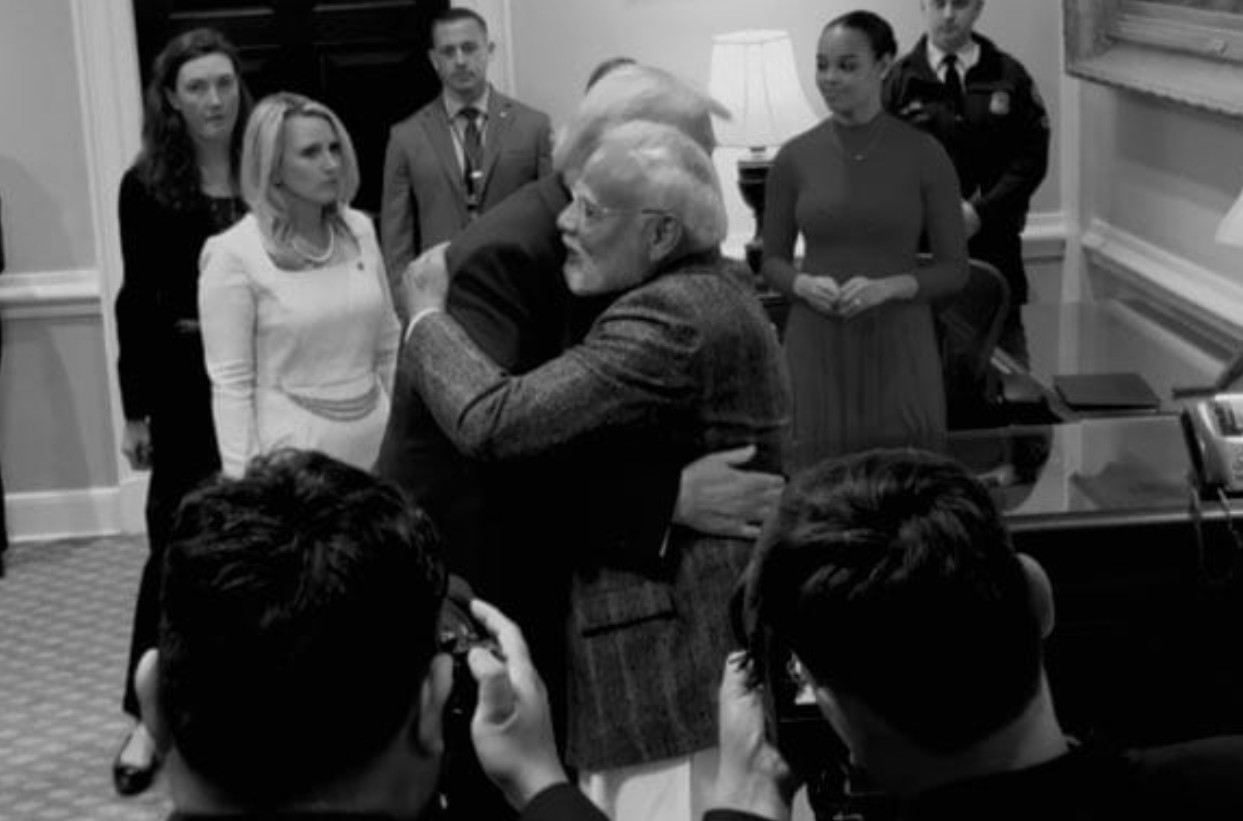 President Trump Hugs PM Modi, Says "We Missed You A Lot"