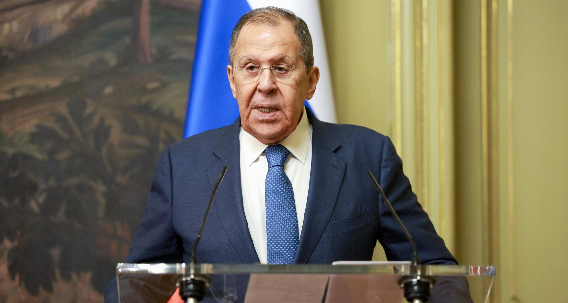 Der russische Außenminister Lawrow