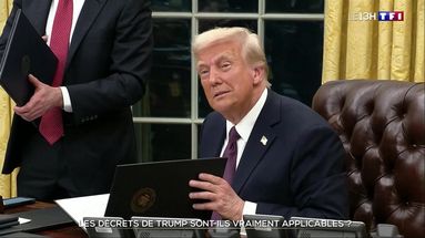 DÉCRYPTAGE - Les décrets de Trump sont-ils vraiment applicables ?