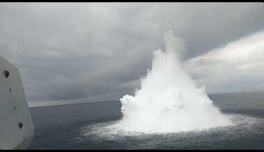 Essai de choc sur la frégate Courbet (25/02/25)