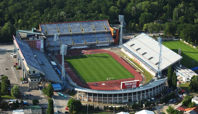 Maksimir stadium in Zagreb
