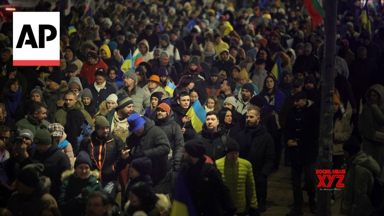 Thousands in Bulgaria express solidarity with Ukraine on 3rd anniversary of Russian invasion (Video)