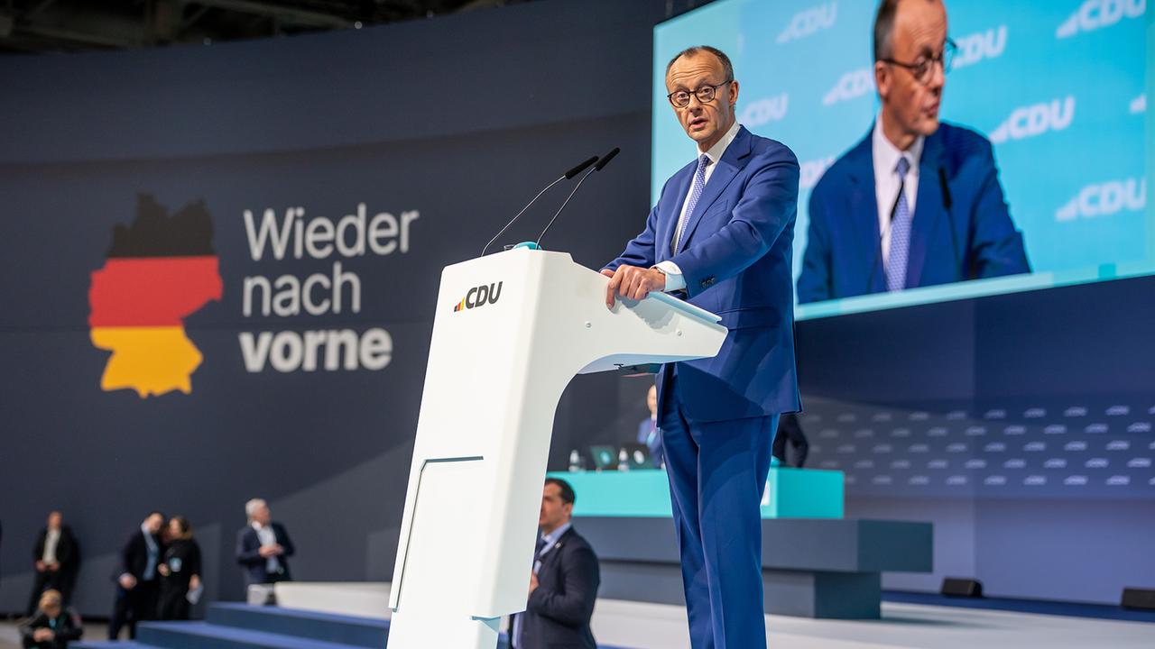 CDU-Parteitag: Zwischen Wahlkampfstimmung und Protesten
