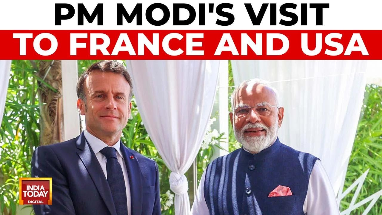 PM Modi's diplomatic visit to France and the US begins