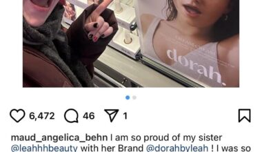 Maud Angelica Behn Supports Sister Leah Isadora’s Business