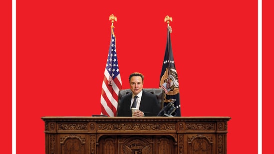 Elon Musk features on the Time magazine cover(Time/X)