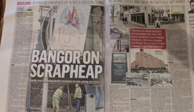 A NI tourist board advert ... Oh wait ... BANGOR ON SCRAPHEAP