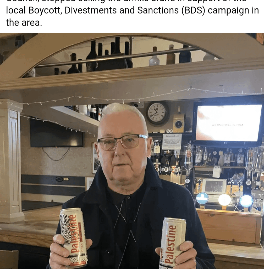 Strabane adopts Palestinian coke