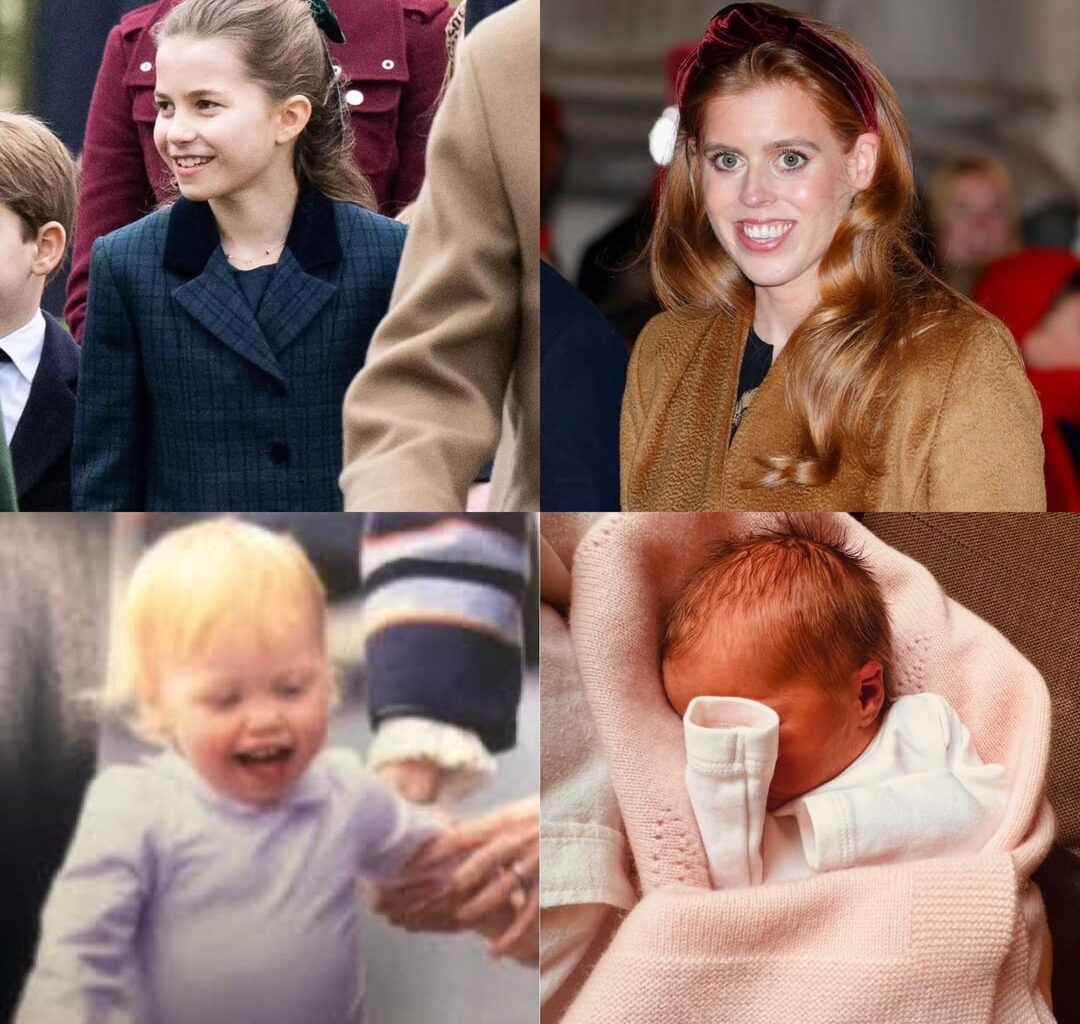 The women and girls in line to the British throne
