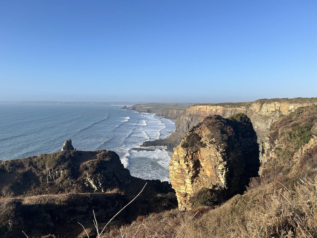 Lovely walk at Druidston yesterday.