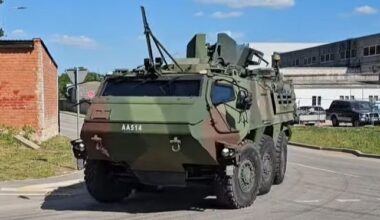 Latvija piegādās Ukrainai “Patria” 6x6 bruņutransportierus