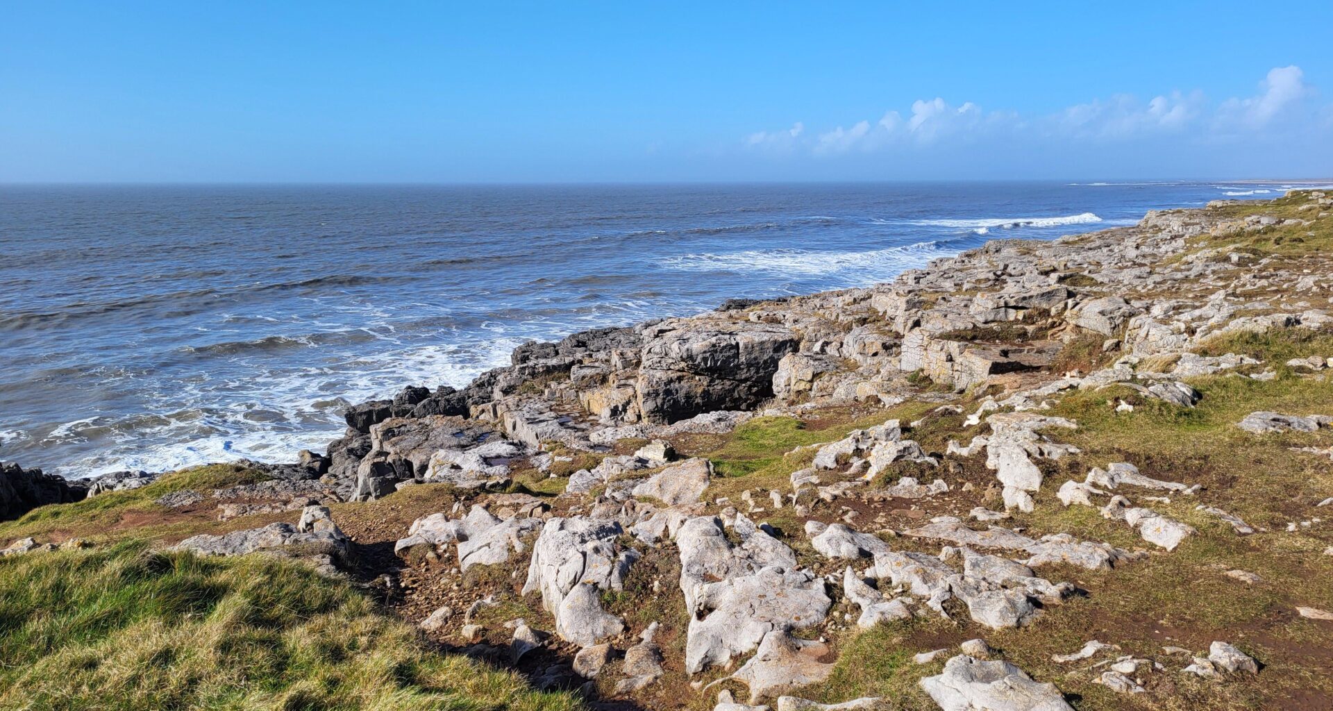 Beautiful walk at Porthcawl today