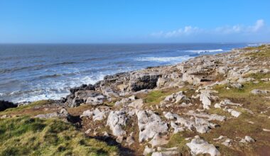 Beautiful walk at Porthcawl today