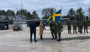Swedish forces officially welcomed at Latvia's Ādaži military base / Article