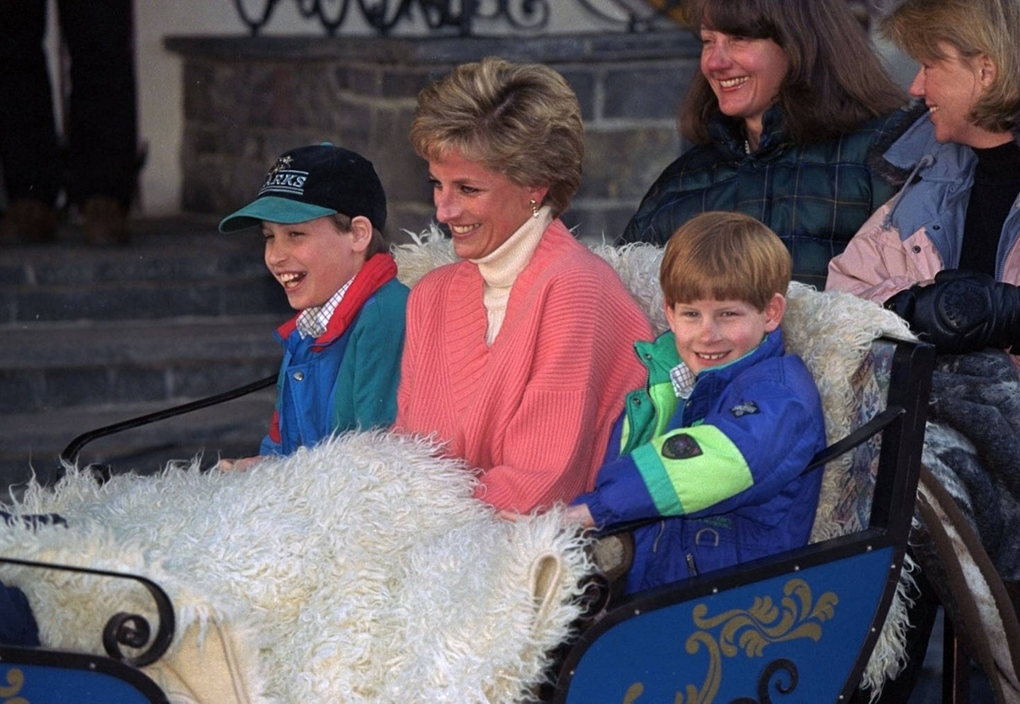 prince harry, william and princess diana
