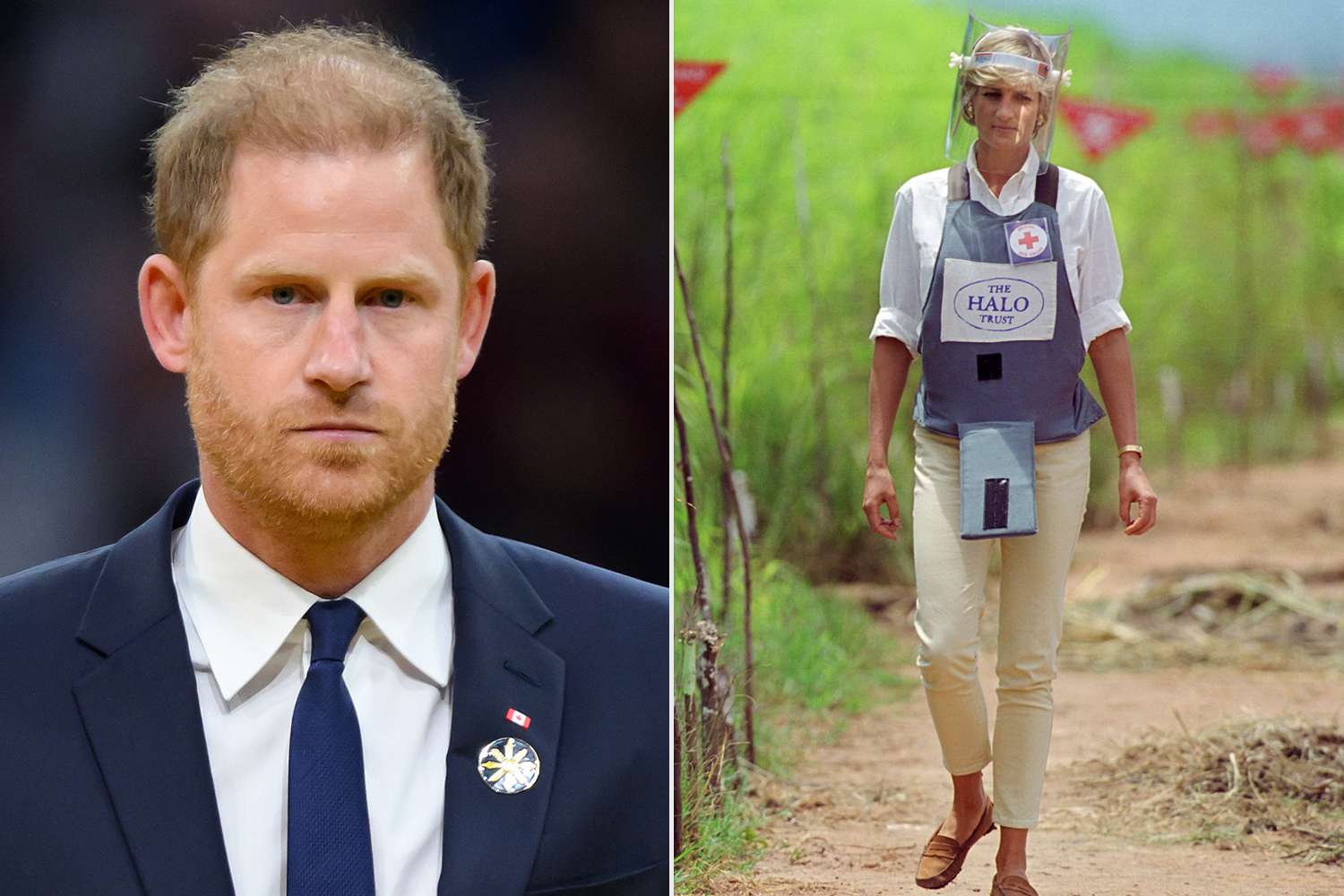 Prince Harry Says He Showed Archie Photos of Princess Diana Landmine Walk