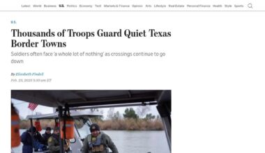 Trump made a big deal about sending military troops to the border because of an alleged "national emergency" but the soldiers are just sitting around with nothing to do