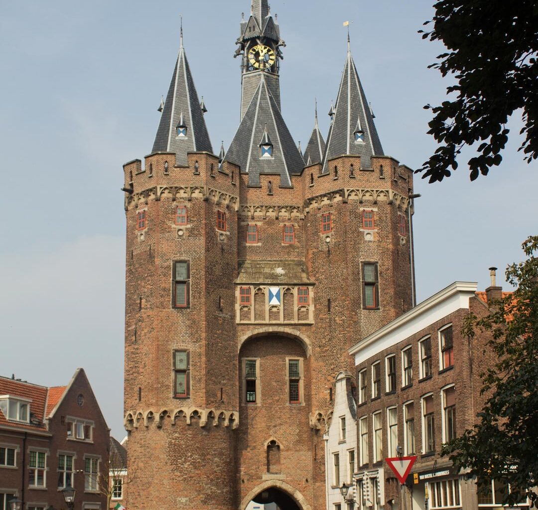 Still standing city gates in The Netherlands.