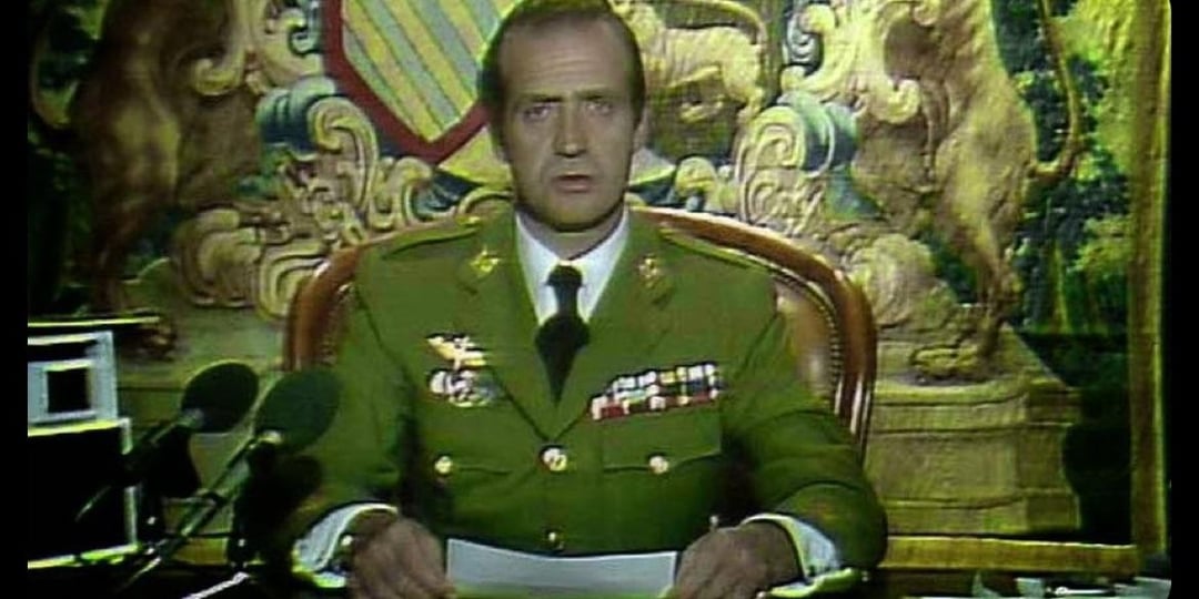 February 23 to 24, 1981 His Majesty King Juan Carlos I in a move to protect the newly established democratic Spain, stopped a coup d'état carried out by several military personnel.