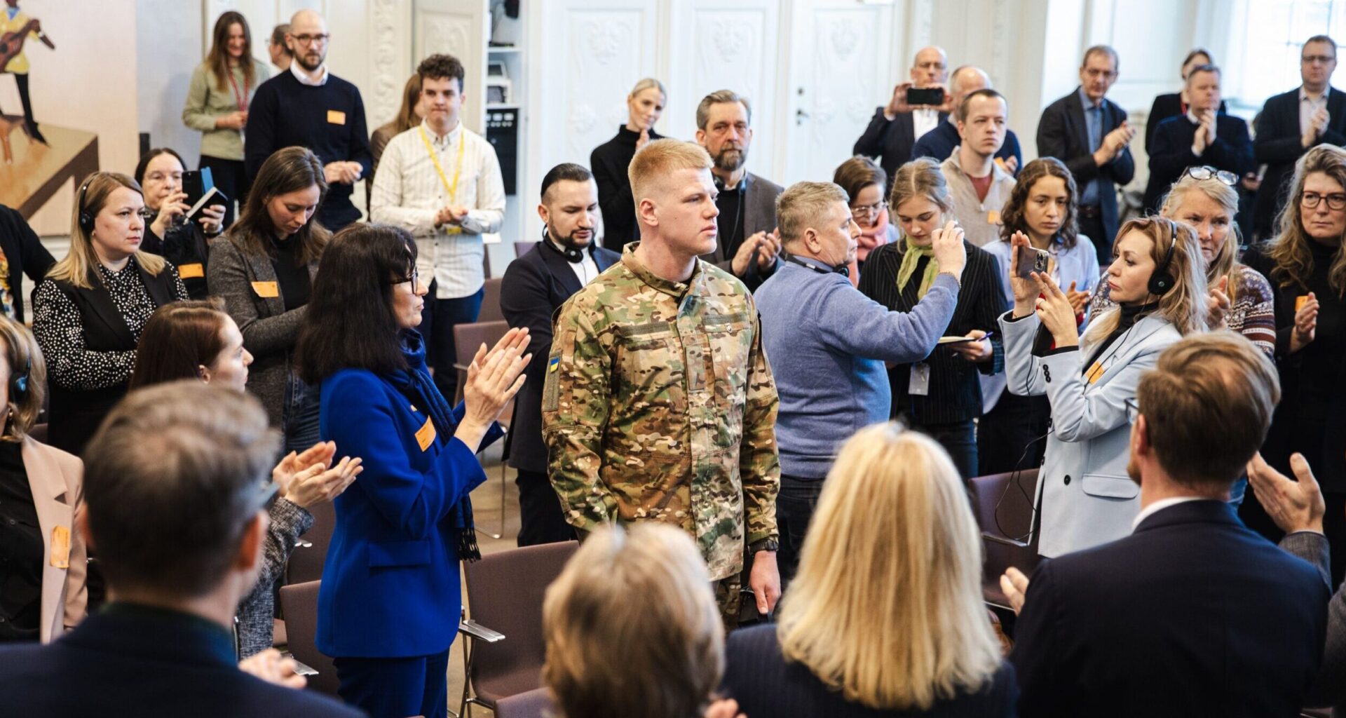 UWC co-organizes speech by Ukrainian defender in Danish parliament