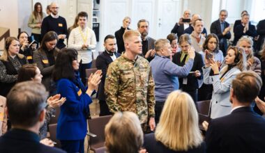 UWC co-organizes speech by Ukrainian defender in Danish parliament