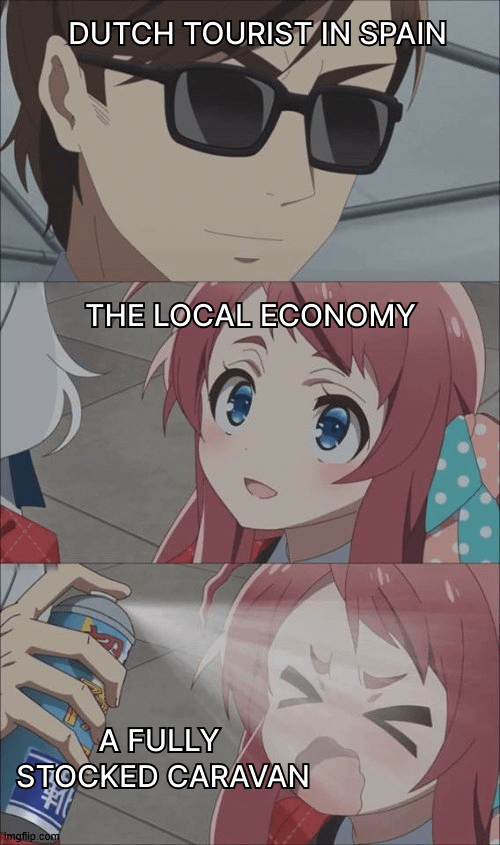 Please keep a respectable distance