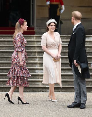 Prince Harry and Princess Eugenie together