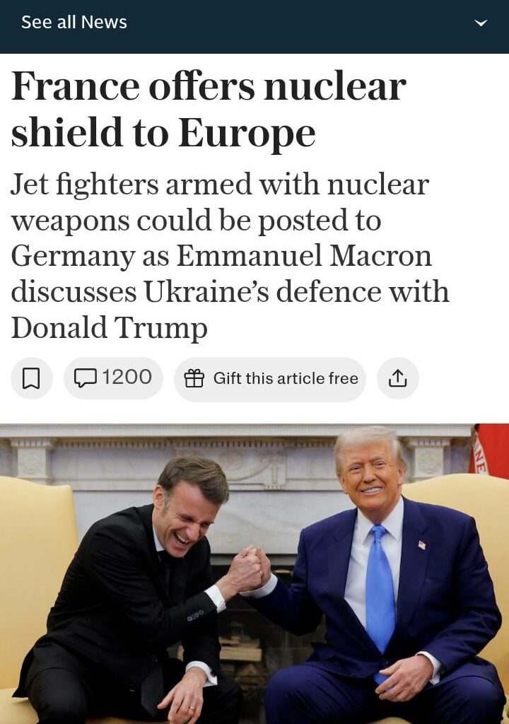 Sure, what Europe has to lose at this point