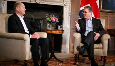 Scholz trifft Starmer: Vor der Wahl noch einmal schöne Bilder