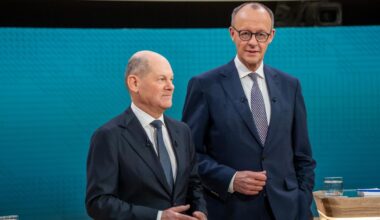 TV-Duell: Scholz angriffslustig, Merz betont staatsmännisch