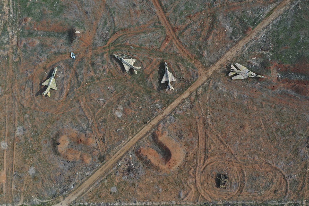 Seized Syrian Air Force planes