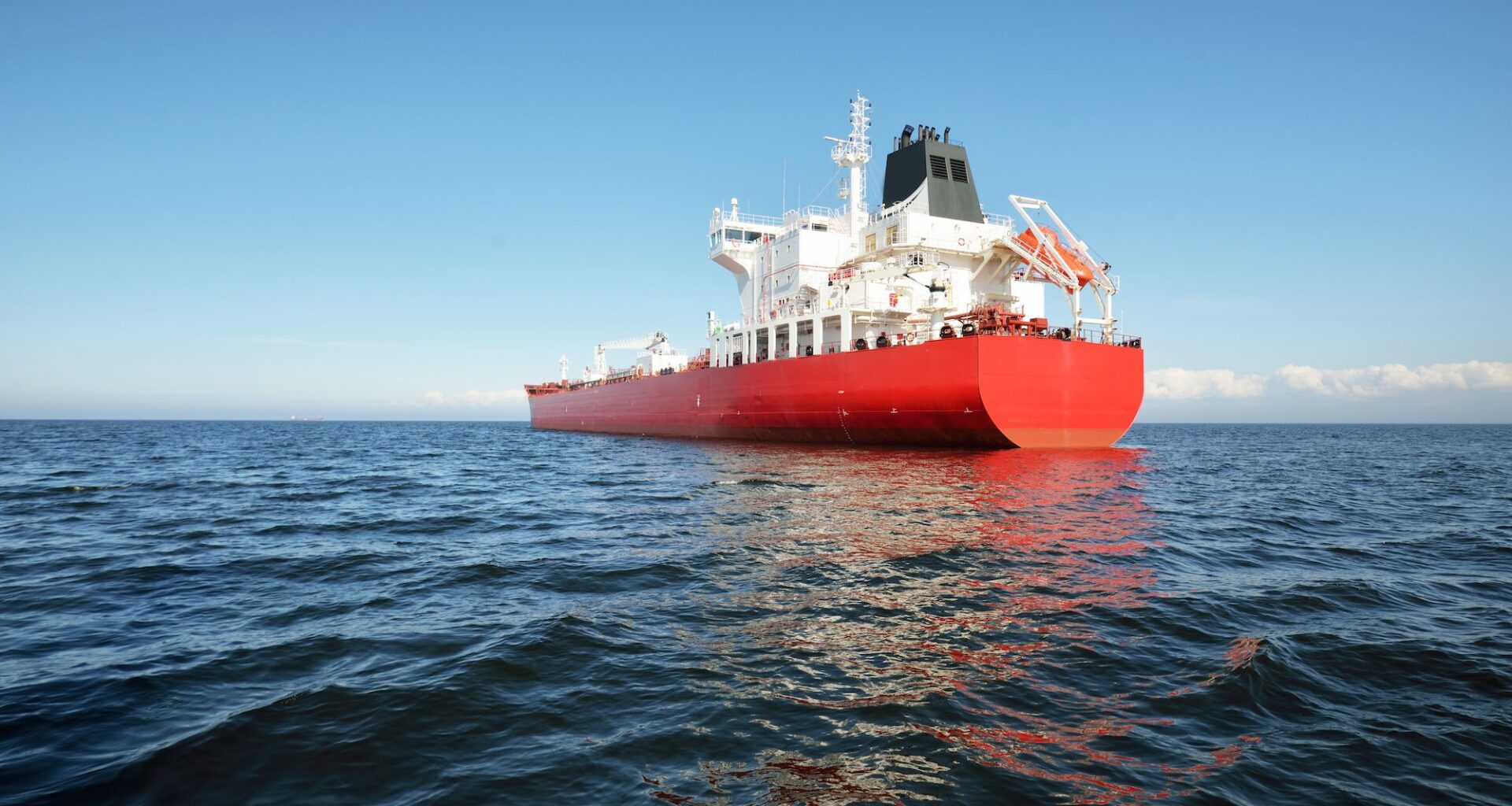 File photo of an oil tanker at sea