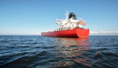 File photo of an oil tanker at sea